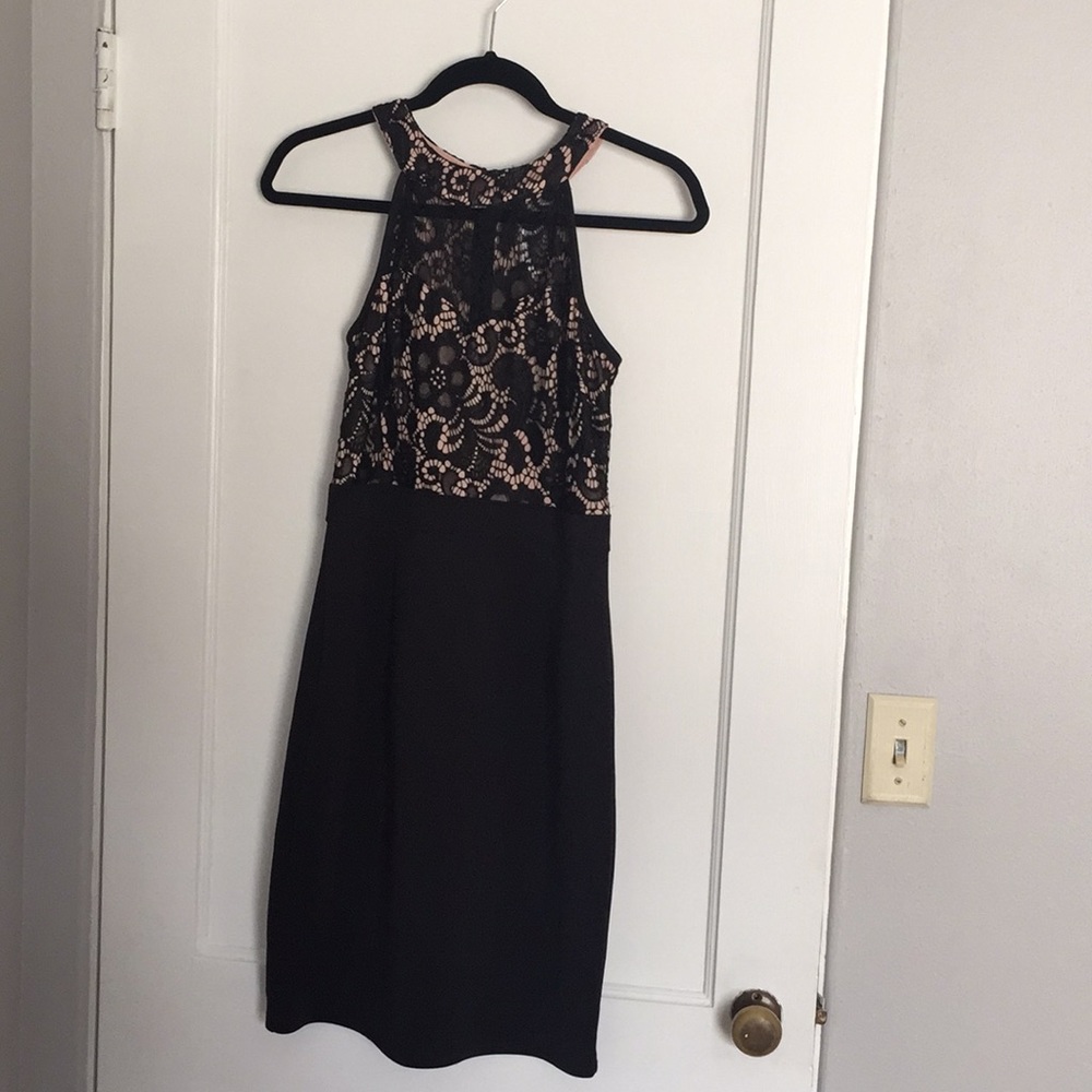 Black above the knee dress